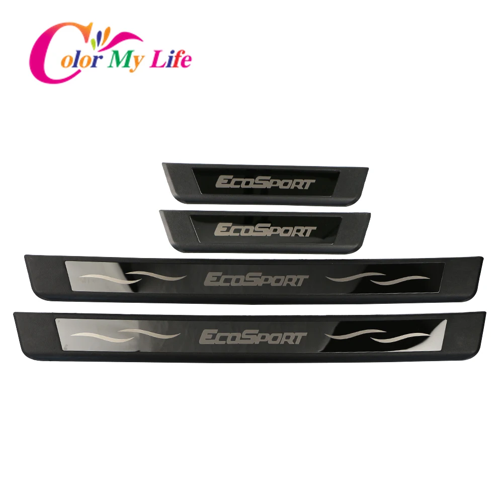 Накладка на порог автомобильной двери подходит для Ford Ecosport 2012 2013 2014 2015 2016 2017