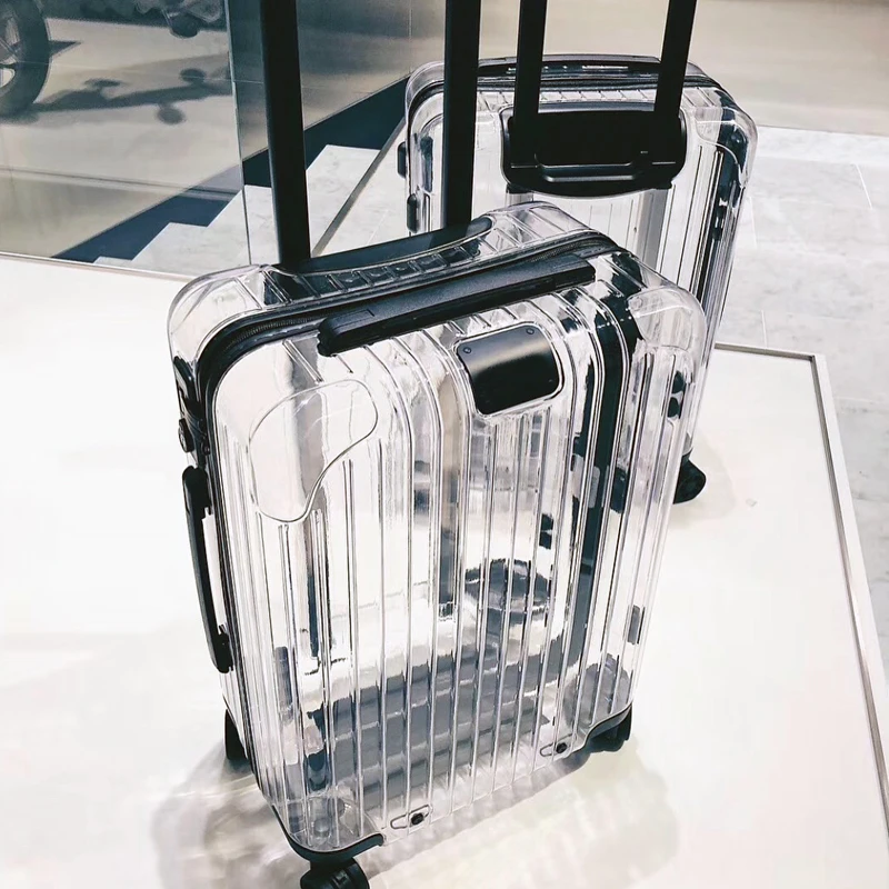 

New transparent suitcase with wheel,20inchBoarding box,24inch Fashion trunk,PC Carry-on trolley case,Rolling Luggage Travel bag