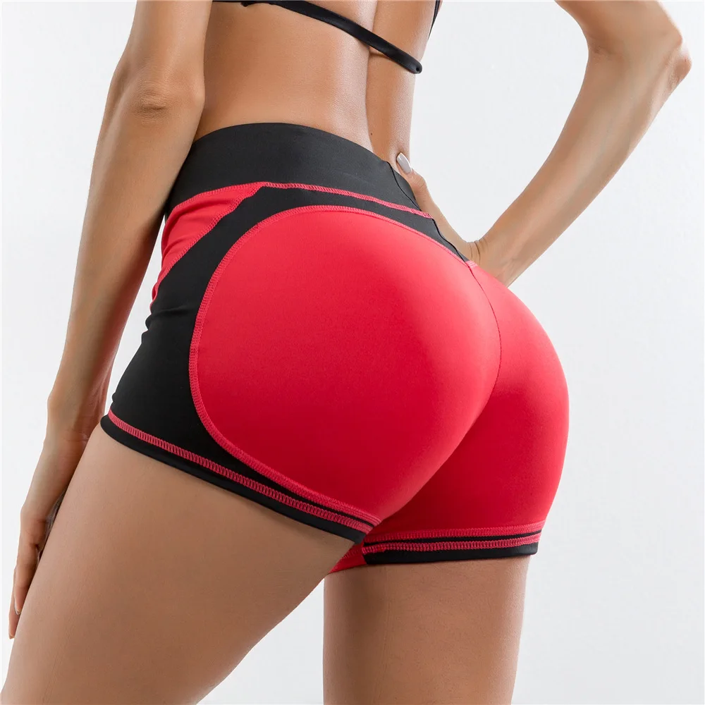 

2019 Summer Hot Style Heart Hip Package Women Shorts Sexy Skinny Sportswear Fitness Shorts Push Up Knitted Women Workout Shorts