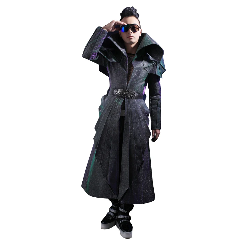 

La MaxPa Men singer stage costume for singer sexy women and men performances modern dance nightclub bar ds dj dance outfit
