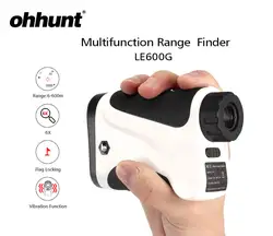 Ohhunt 6x22 Professional Лазерный дальномер для гольфа 600 измеритель расстояния охота дальномер Монокуляр для