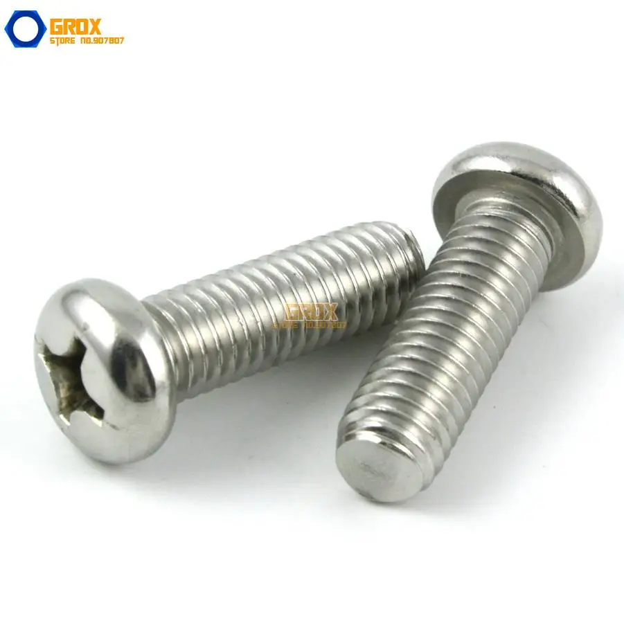 

M5 316 Stainless Steel Phillips Pan Head Machine Screw Marine Grade