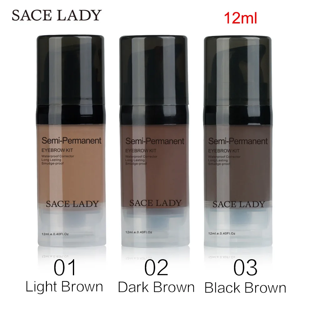 SACE LADY краска для бровей гель водостойкая макияжа тени длительный оттенок макияж