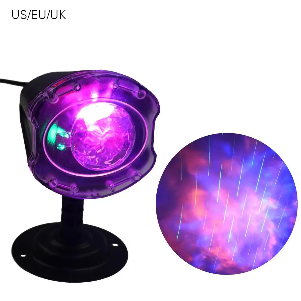 

Outdoor Waterproof Meteor Shower Spotlight LED Light Projection Stand and Plug-in Dual Use Colorful Garden Lawn Courtyard Lamp