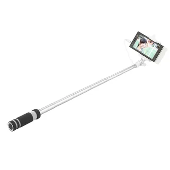 

Stainless Steel Colorful 14-60cm Mini Extendable Handheld Selfie Stick Wired Remote Shutter Monopod for All Brands Cell Phone