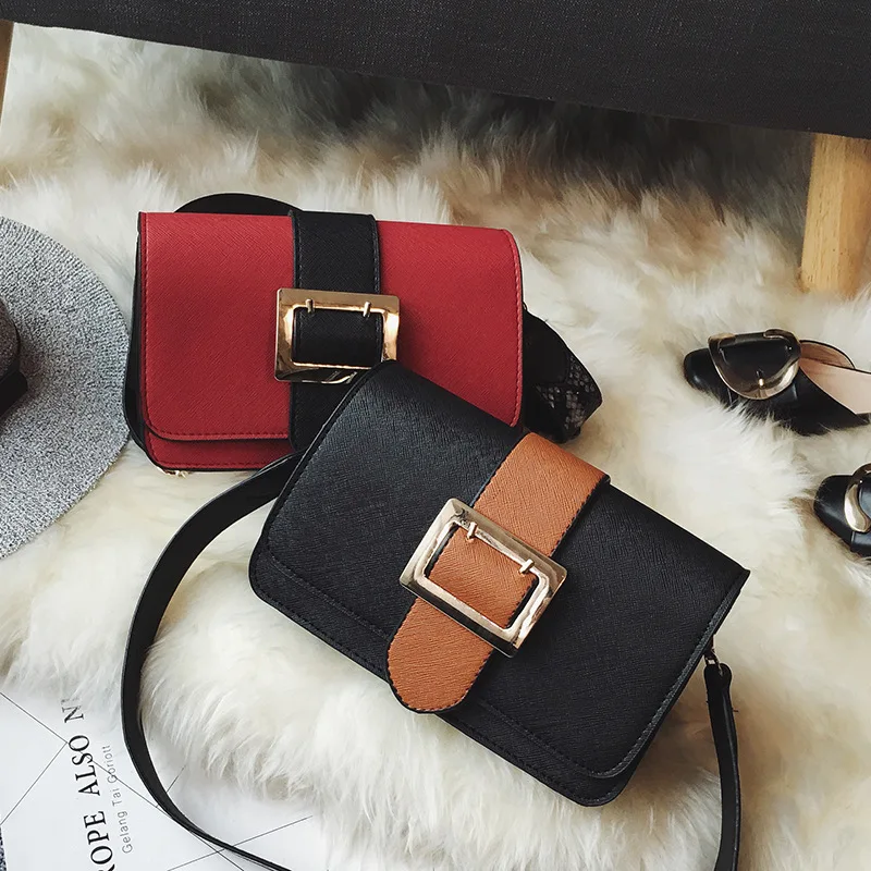 

Fashion Women's Leisure Snakeskin Pattern Handbag Hasp Shoulder Bag Messenger Bag Small Crossbody Bag