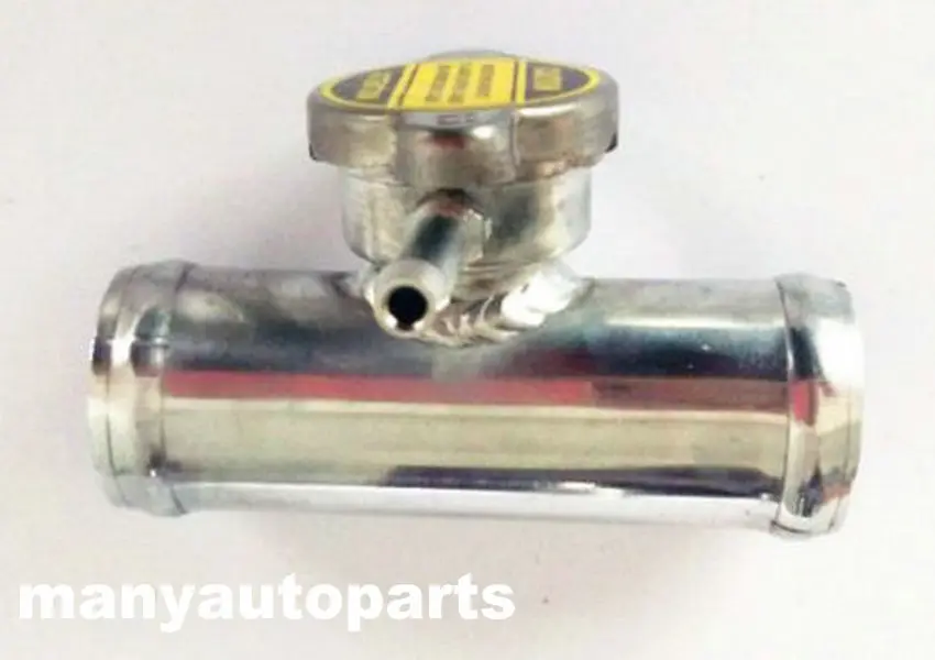32mm 1-1//4/" o.d All Aluminum In-Line Radiator Hose Connector Filler Neck// Cap