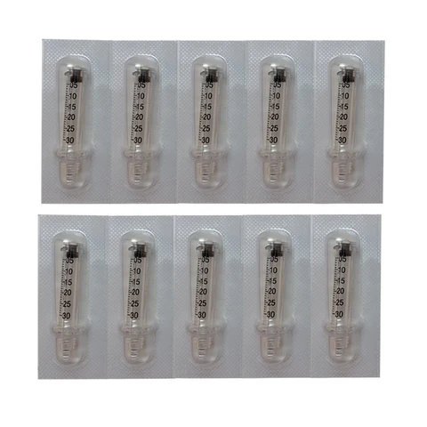 Tubo para Hyaluron Selo Disposível Seringa Caneta Atomização Desnecessária Nebulizador Infiltração Enrugamento Resistência 10 Pçs 0.3 ml