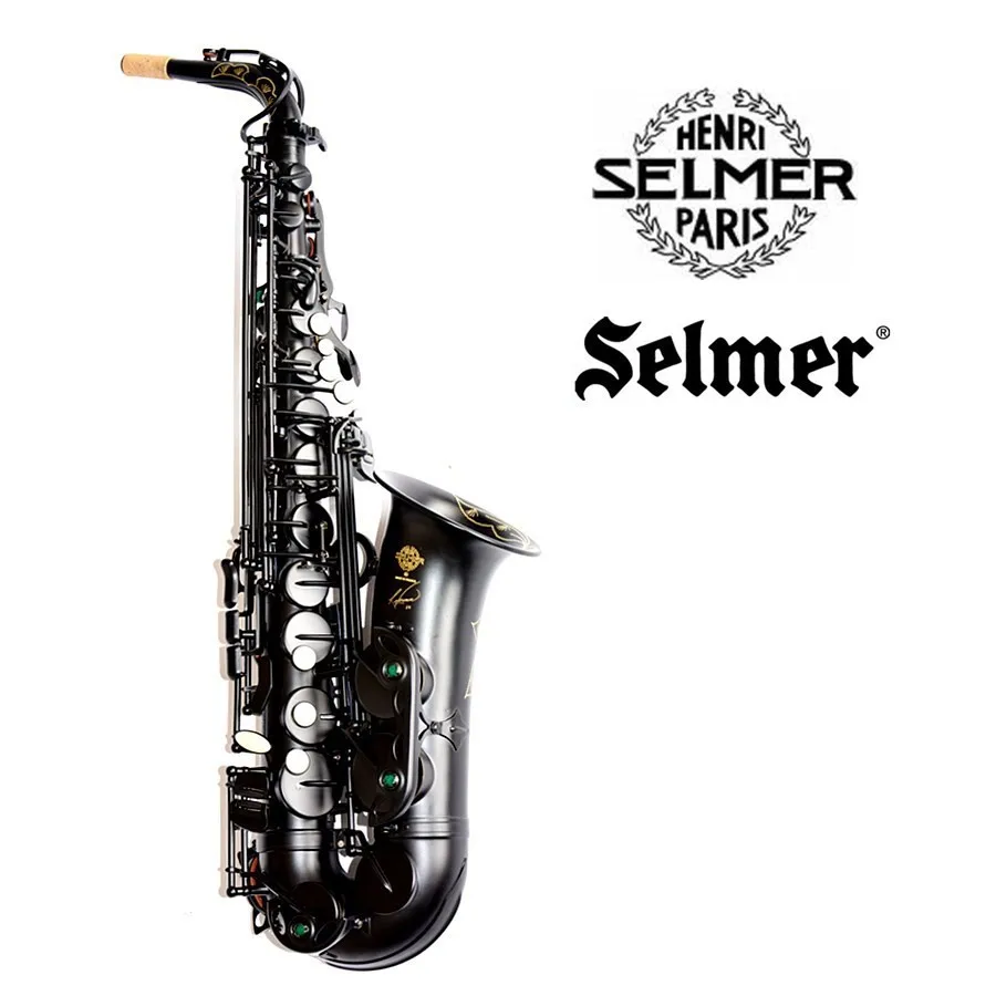 

New France SELMER 54 E-flat alto saxophone musical instruments pearl black professional