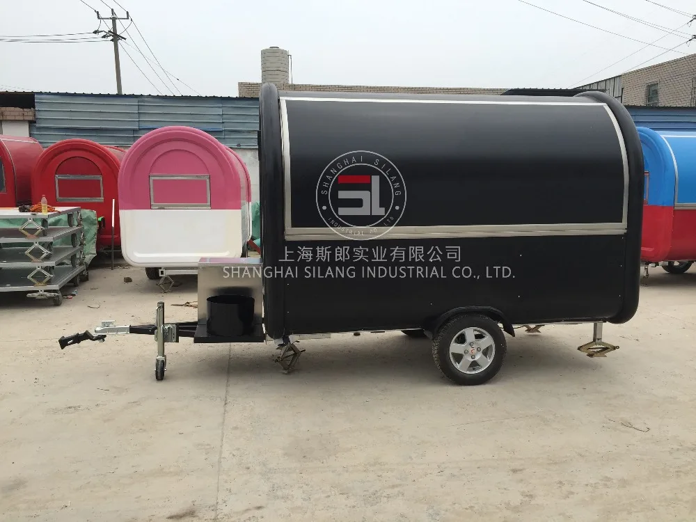 Black Sale Food Truck Malaysia Mobile Food Trailer Can Be