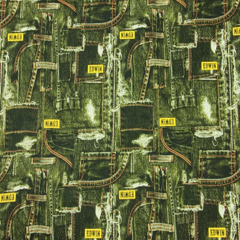 

Half Meter Japanese Denim Pattern Print Cotton Fabric for Boy Clothes Hometextile Curtain Cushion Cover Sewing-BK346