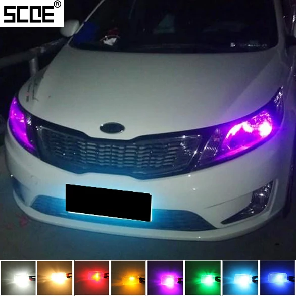 SCOE автостайлинг 2x12SMD светодиодсветодиодный лампа габарисветильник света для Kia