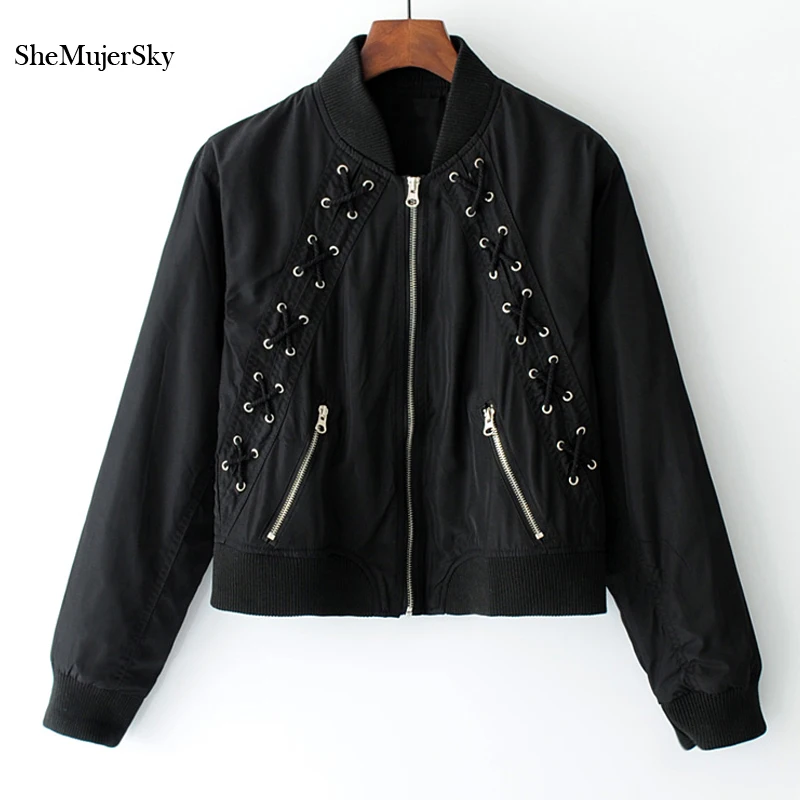 SheMujerSky Bomber Jacket Women Winter Army Green Black Blue Womens Coat abrigos mujer invierno