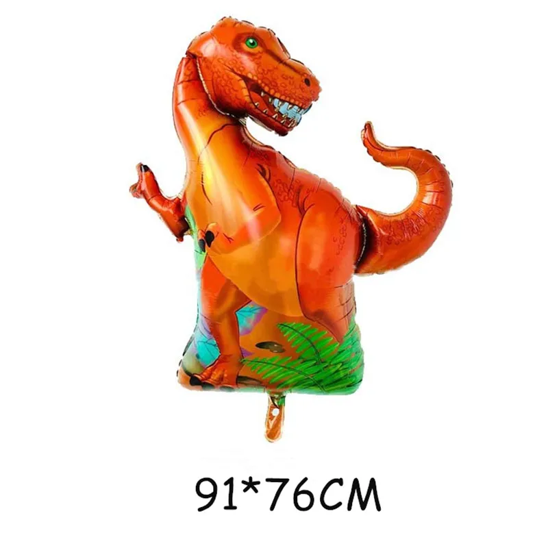 1 шт., гигантский динозавр, фольгированный шар, детский 4D динозавр, день рождения, вечеринка, мир Юрского периода, украшения, баллон для маленьких мальчиков, игрушка в виде животного