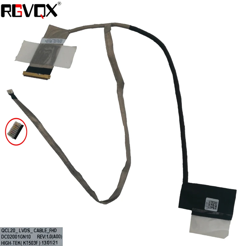 Computer Cables Laptop Cable for DELL Vostro 3560 QCL20 P//N 19PF2 DC02001GN10 Notebook LCD LVDS Cable Cable Length: As Photo Show