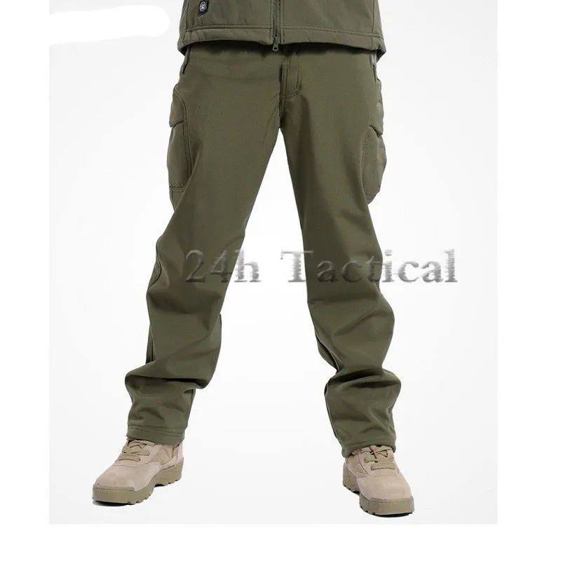 Камуфляж Акула мягкая оболочка TAD армейский тактические брюки водонепроницаемые на открытом воздухе спортивные армейские термо брюки