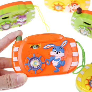 

1pc Projection Toy Camera Muilti Animal Pattern Light Projection Educational Study Toys For Children Gift For Kids Random Color