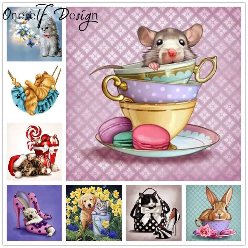 

New 5D Diamond Painting Animal Diamond Mosaic Sale Cartoon Diamond Embroidery Full Set DIY Diamond Embroidery Beaded Embroidery