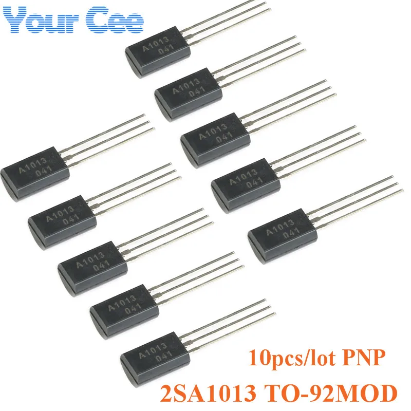 10 шт./лот 2SA1013 PNP транзистор TO-92 -160V -1A триодный в комплекте | Электронные компоненты