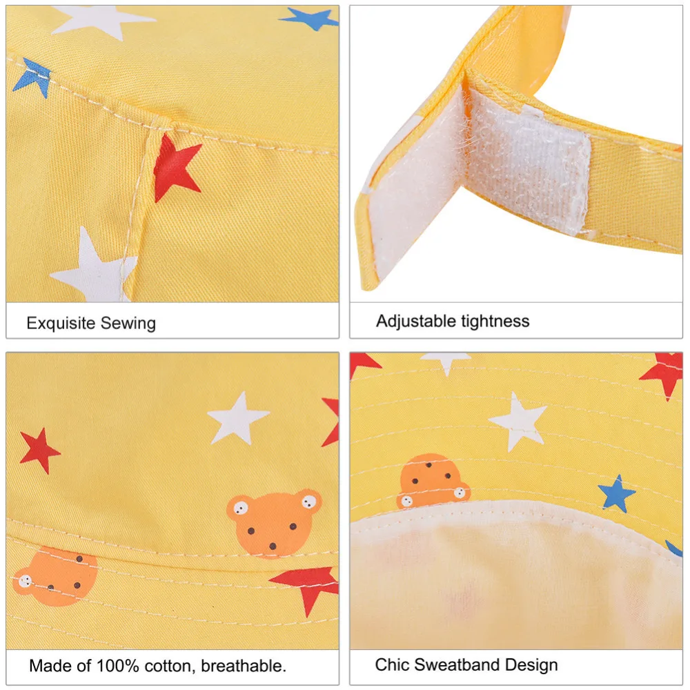 Vbiger унисекс для маленьких детей Солнцезащитная шляпка Хлопок Рыбак Hat Дети