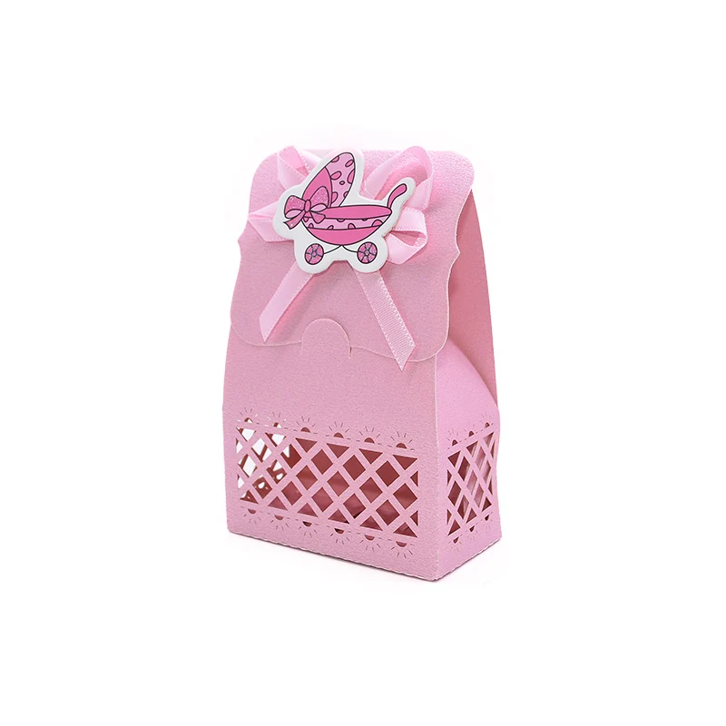 12pcs Baby Shower Favor Candy Boxes with Ribbons, Cute Boy Girl Gift Packaging for Kids... - SKU FCBR0928 - UGI Packaging