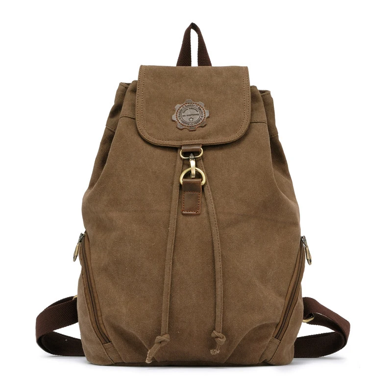 Hot sale Vintage Canvas Backpack Classic fashion women&#39;s Backpack School Bag Travel Bags Large ...