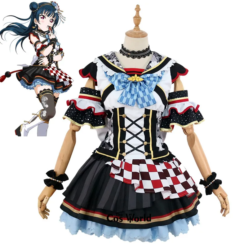 Платье для костюмированной вечеринки в стиле аниме Love Live Sunshine Aqours Tsushima Yoshiko| |