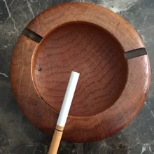 Твердая деревянная пепельница, модная старинная пепельница(A275