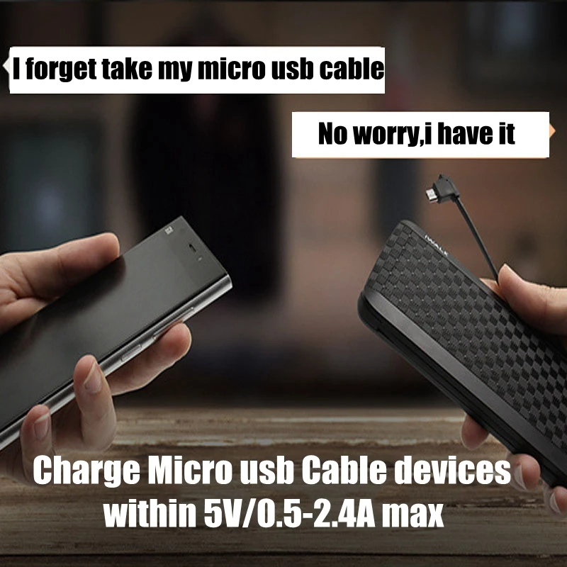 IWalk 8000 мА/ч, Мощность power Bank Quick Charge 3,0 с Тип C MFI 8 Pin кабель для huawei P20 iPhone X Xiaomi Nexus 6P samsung S9 Зарядное устройство