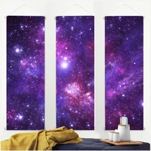 Galaxy Hanging Tapestry Art Canvas Poster Print Tapestry Space Tapestry Wall Hanging with Hanger Home Decor Hippie Retro 3 Pics wall hanging old broken house print tapestry