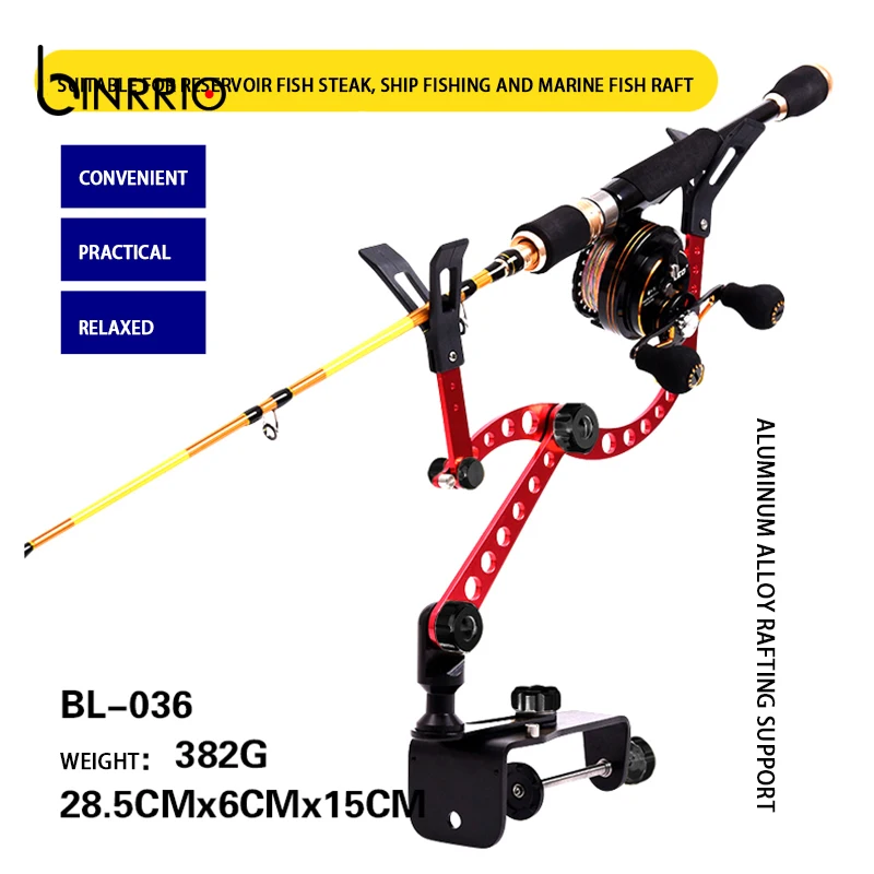 

Sea Fishing Rod Bracket Boat Fishing Pole Mount Holder Aluminium Alloy Clamp Clip Stand Holder Fishing Tackle Tool