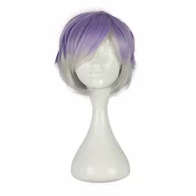 MCOSER короткие Цвет смешанные 32 см синтетические Косплэй парик Высокая Температура волокна WIG-199B