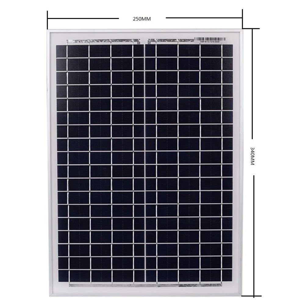 Черные 18V20W солнечные панели+ 12 V/24 V Солнечный контроллер с интерфейсом Usb источник питания для путешествий