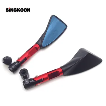 

Motorcycle Accessories 8 10mm Motorcycle Mirror RearView Mirrors Blue Glass FOR yamaha aerox 50 mt 09 tracer Honda cbr 929 rr