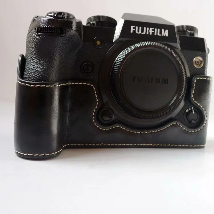 Чехол для камеры из искусственной кожи получехол Fujifilm XH1 Fuji чехол кожи|Сумки