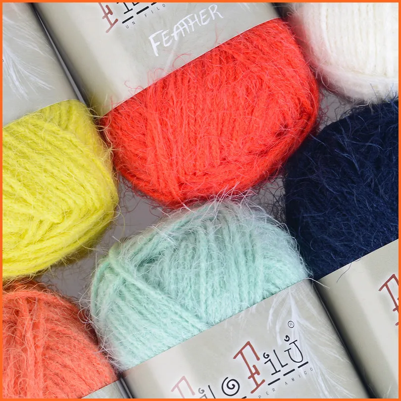 Buy 300g(50g*6pcs) H3229 Autumn And Winter Wool Fiber