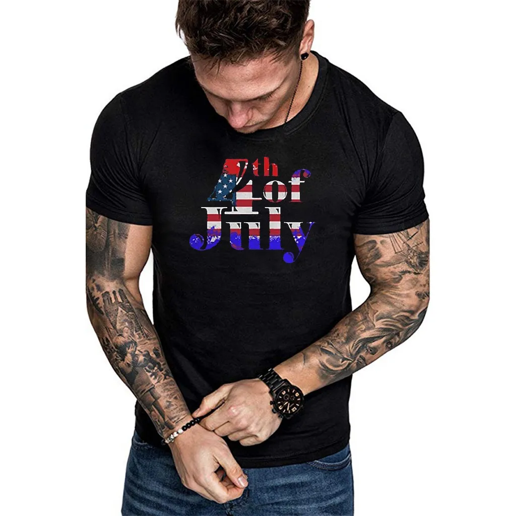 

Hip Hop Funny T Shirts Men Letter O-neck Breathable Summer Short Sleeve Fit Comfortable Casual Slim T-Shirt Sport Top Blouse
