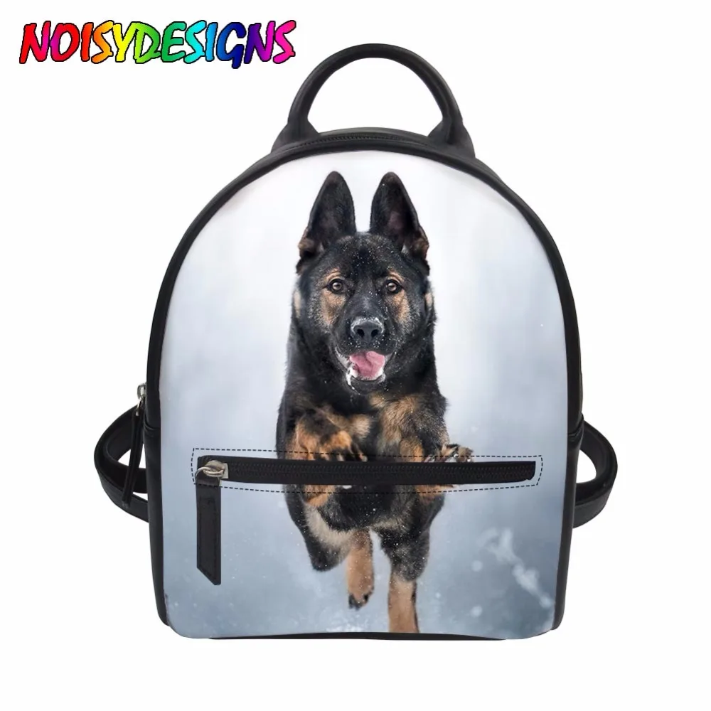 

Cute Shepherd dog 3D Printed Women Small Backpack Travel Mini zipper Backpack for Students School Bags Daypack mochilas infantil