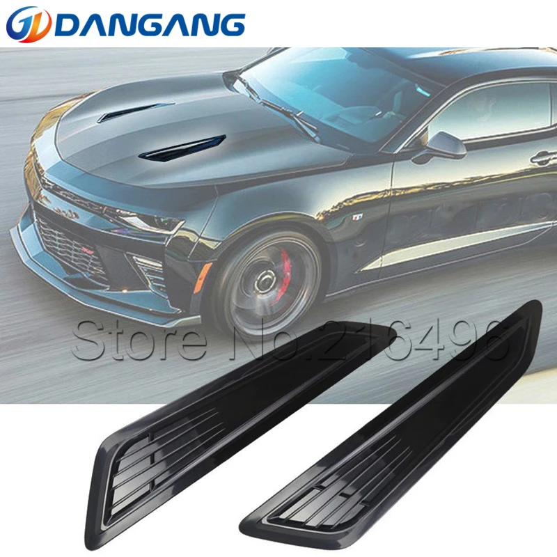 Air intake trim panel with 3M Tape installed on the Hood fits 2016-2018 Chevy Camaro 1LT/ LS/RS 