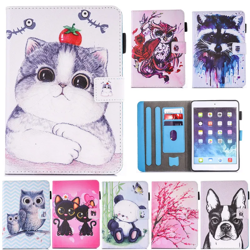 Cartoon Animal Cat Owl Dog Panda PU Leather Flip Case for Apple iPad 2 3 4 ipad 3 ipad 4 Tablet Case Stand Cover Case Fundas apple-ipad-case : image Cartoon Animal Cat Owl Dog Panda PU Leather Flip Case for Apple iPad 2 3 4 ipad 3 ipad 4 Tablet Case Stand Cover Case Fundas apple-ipad-case