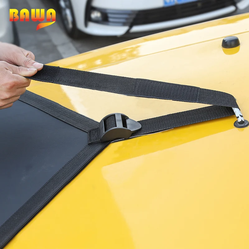 Автомобильные чехлы BAWA для Jeep Wrangler TJ 1997 2006 крышка двигателя украшение головки