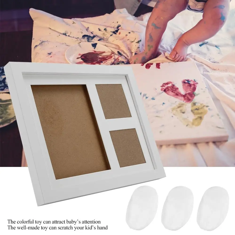 

Baby Care Non-Toxic Baby Handprint Footprint Imprint Kit Baby Souvenirs Casting Newborn Footprint Ink Pad Infant Clay Toy Gifts