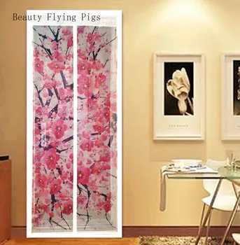 

Summer magnetic soft screen door encryption mute anti-mosquito stripe curtain free from magnetic strip screen sand door velcro