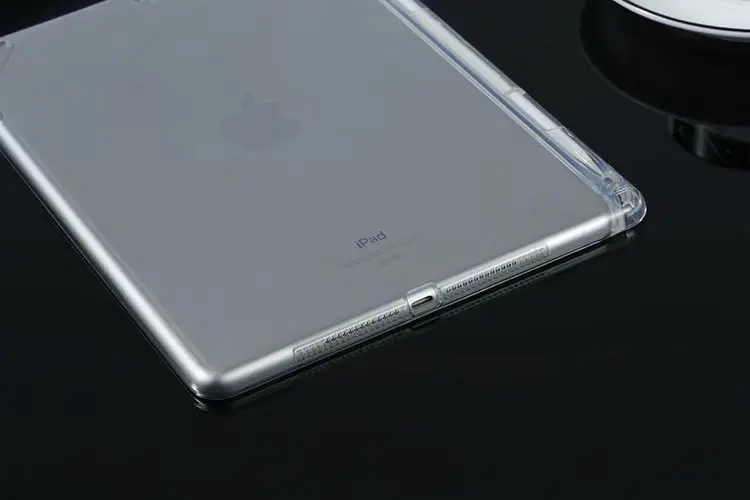 Для iPad 2018 чехол с карандашом держатель прозрачный мягкий силиконовый чехол для iPad Air 1 Air 2 9,7 2017 ТПУ Защитная крышка