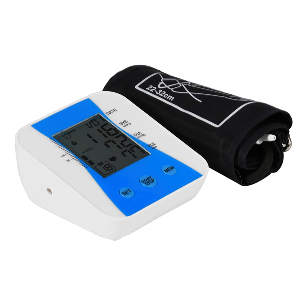 Newly Automatic Digital Arm Blood Pressure Monitor Sphygmomanometer Gauge Measuring 19ing