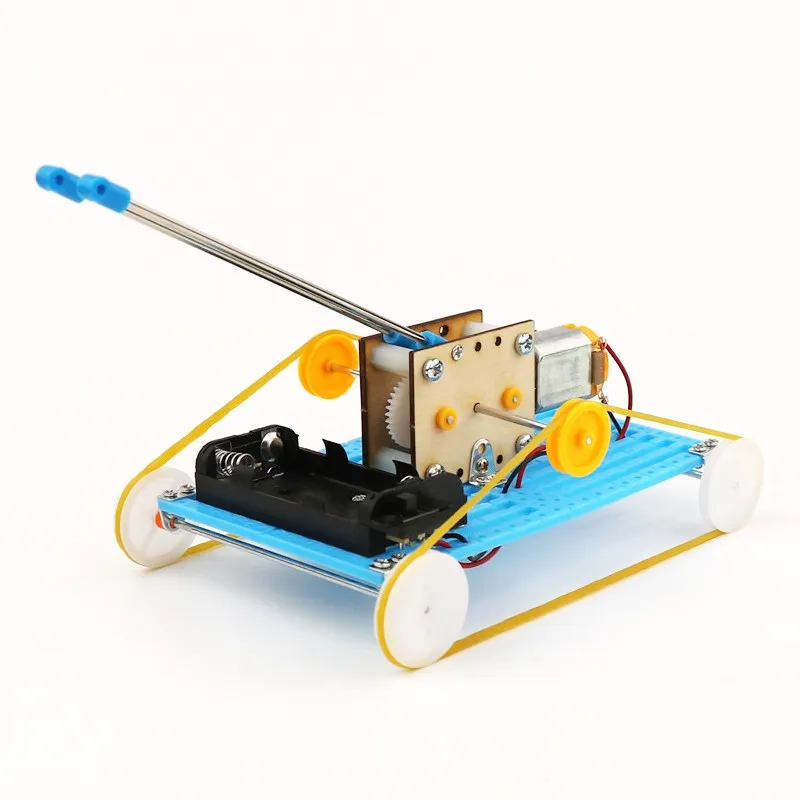 

DIY Educational Electric Robot Tank Scientific Invention Toys Good Gifts for Kids Gift Birthday Present