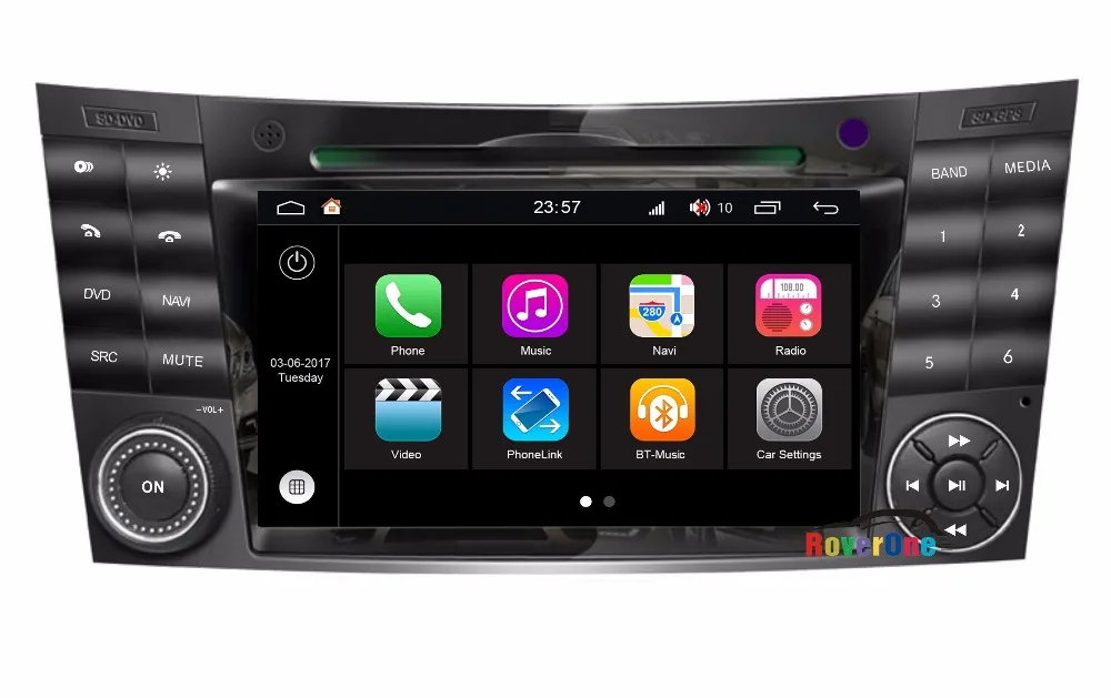 Perfect For Mercedes W219 CLS350 CLS500 CLS550 CLS55 CLS66 Touch Screen Audio Car Stereos Bluetooth MP3 CD DVD GPS Navigation S190 3