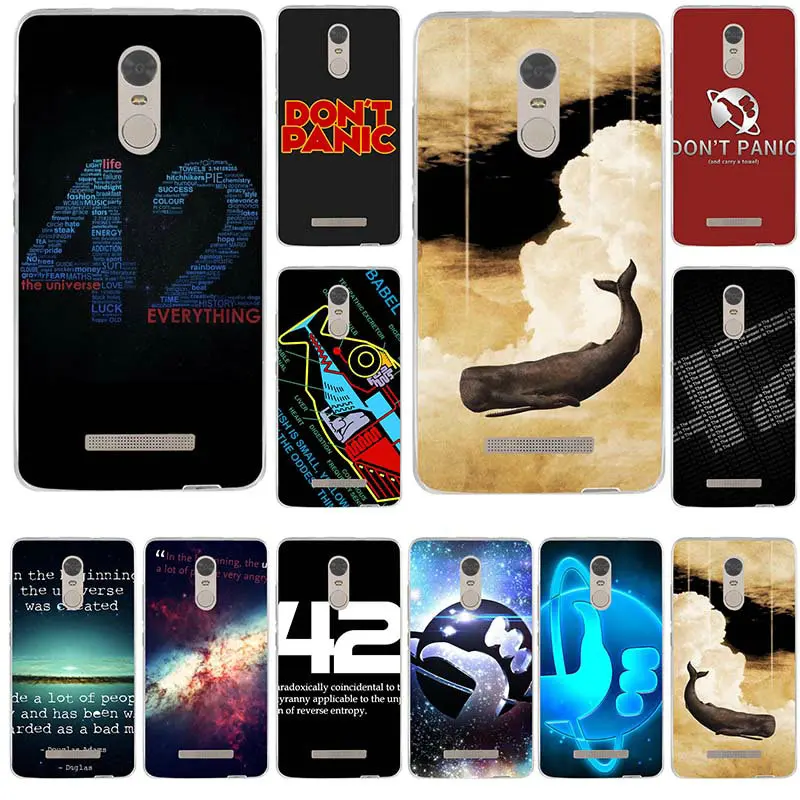 

Hitchhikers Guide To The Galaxys Soft Silicon for Xiaomi Redmi Mi Note 2 3 3S 4X 4A 5 6 5 5S 5A 6 8 A1 Pro Plus Phone Case
