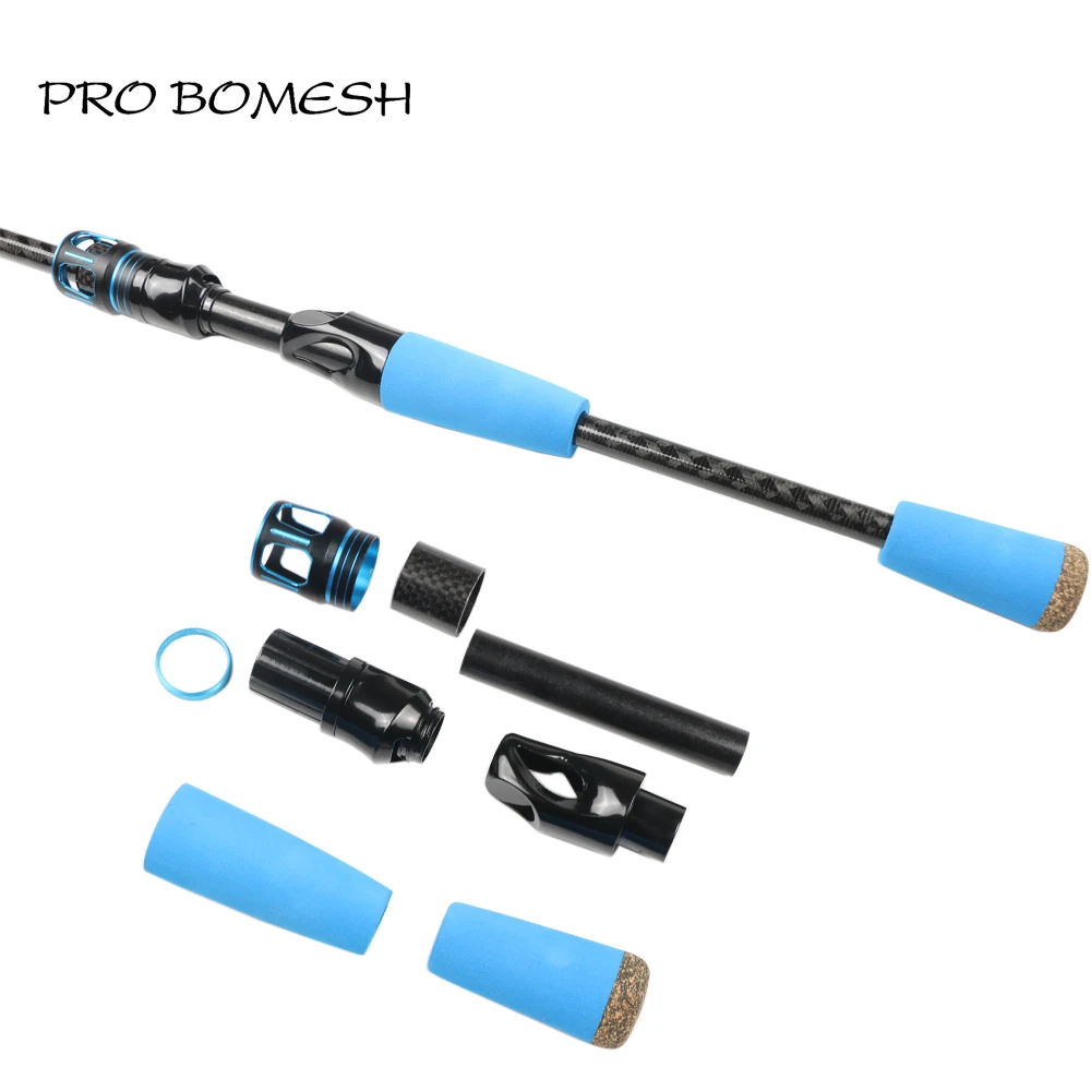 Pro Bomesh 1 комплект алюминиевая фиксирующая гайка + углеродная трубка 3K спиннинг