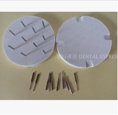 

2Pcs 800mm Dental Lab Material Single Metal Nails For Holding Porcelain Sintering Holding ceramic crown for sintering in oven